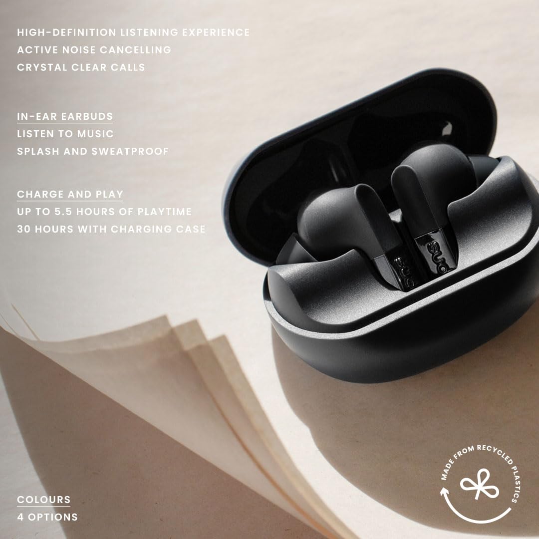 Wireless ANC Earbuds with 30H Playtime
