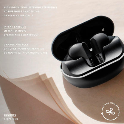 Wireless ANC Earbuds with 30H Playtime