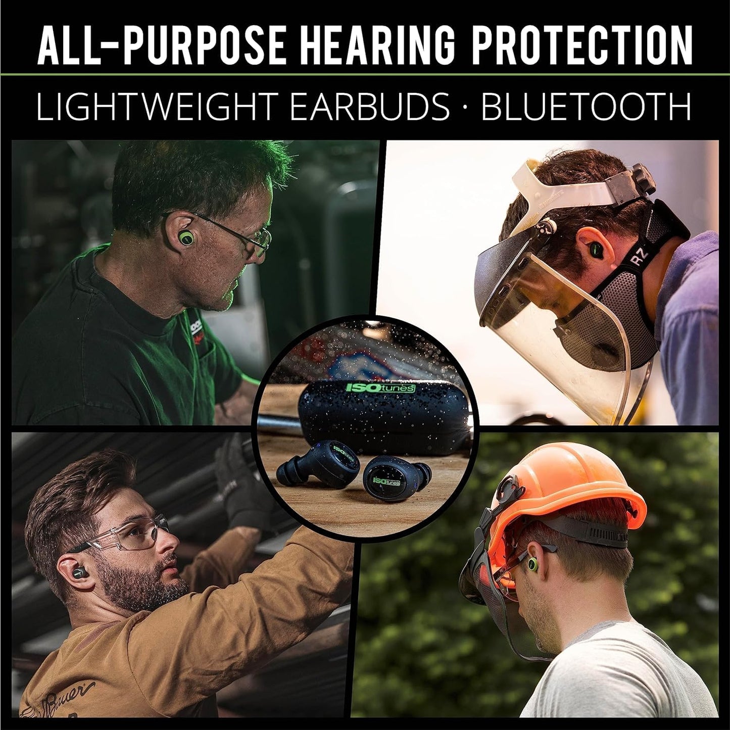 Bluetooth Hearing Protection Work Earbuds
