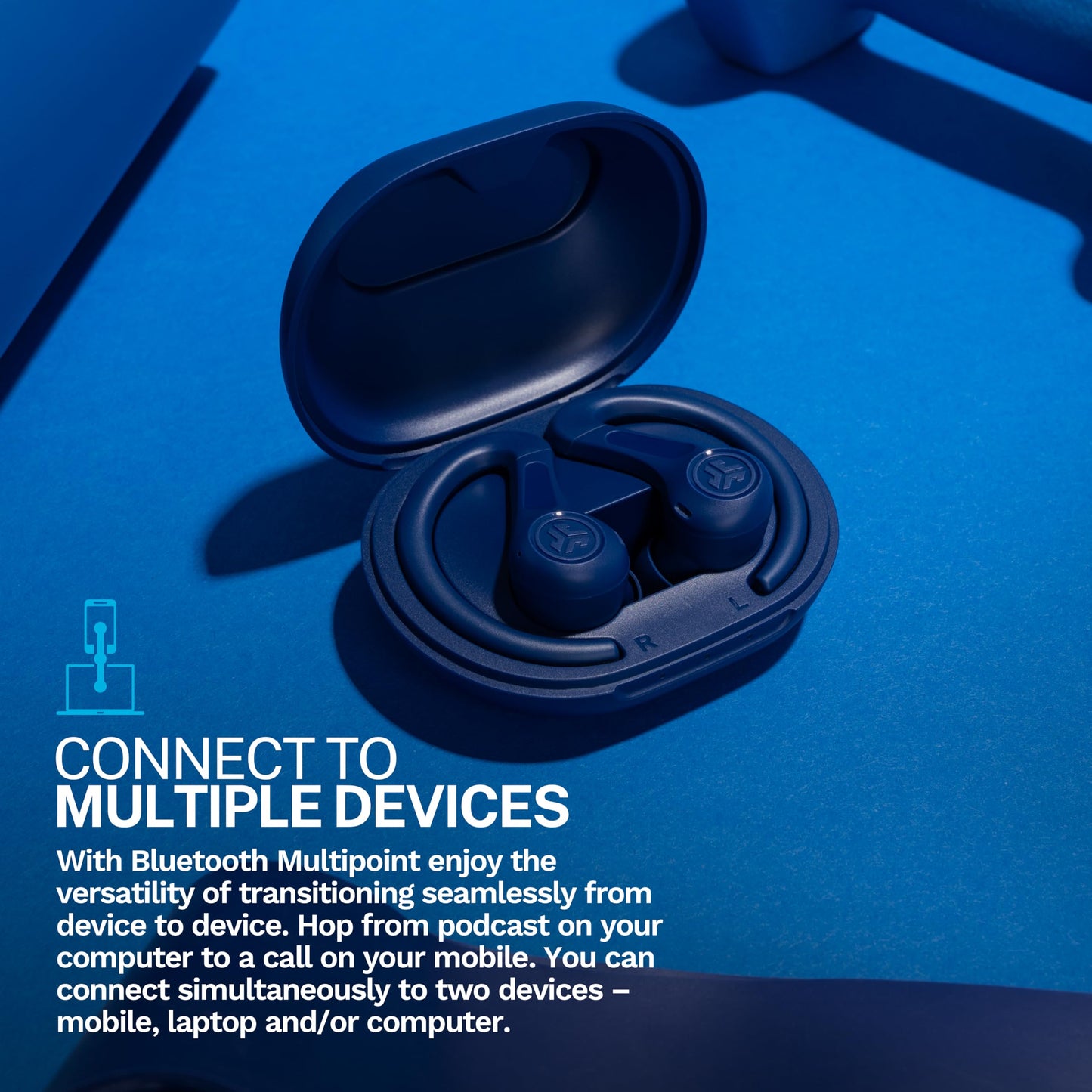 Sport ANC Wireless Earbuds with Multipoint Audio