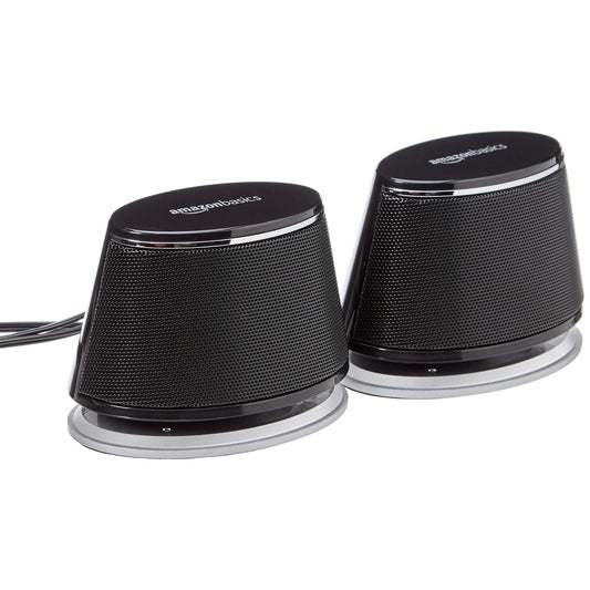 USB-Powered Computer Speakers with Dynamic Sound