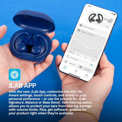 Sport ANC Wireless Earbuds with Multipoint Audio