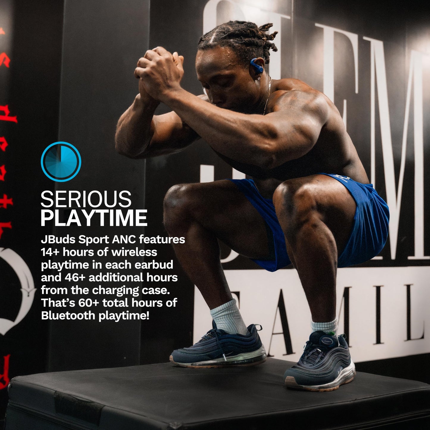 Sport ANC Wireless Earbuds with Multipoint Audio